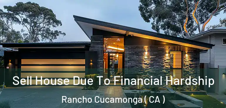  Sell House Due To Financial Hardship Rancho Cucamonga ( CA )
