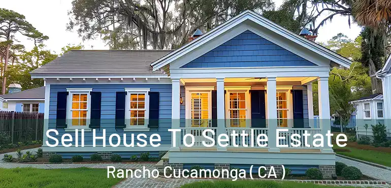  Sell House To Settle Estate Rancho Cucamonga ( CA )