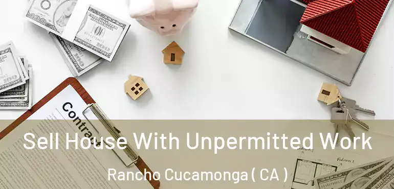  Sell House With Unpermitted Work Rancho Cucamonga ( CA )