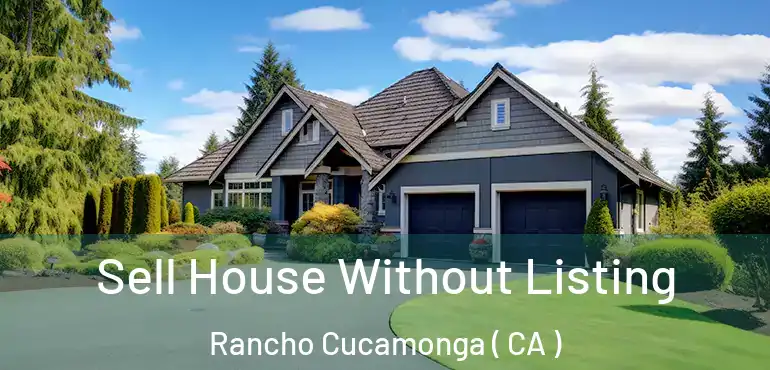  Sell House Without Listing Rancho Cucamonga ( CA )