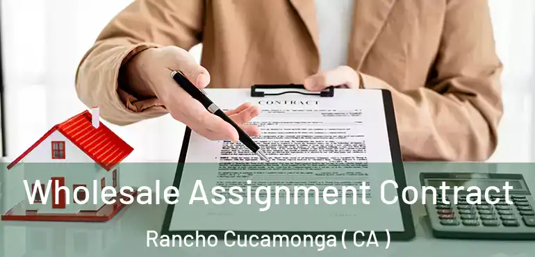  Wholesale Assignment Contract Rancho Cucamonga ( CA )